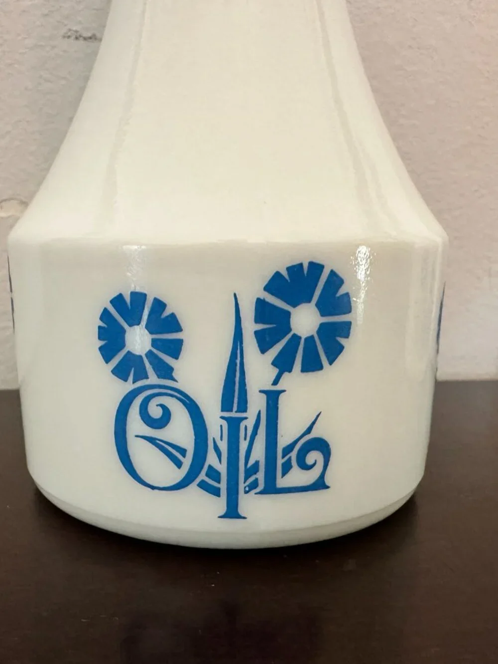 Vintage Servingwear By Gemco MCM Oil / Vinegar Cruet Delft Made In USA New Box